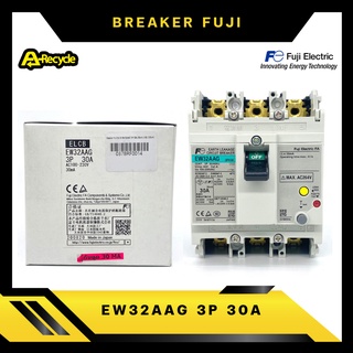 FUJI ELCB EW32AAG 3P 30A/30mA  BREAKER 100-230VAC