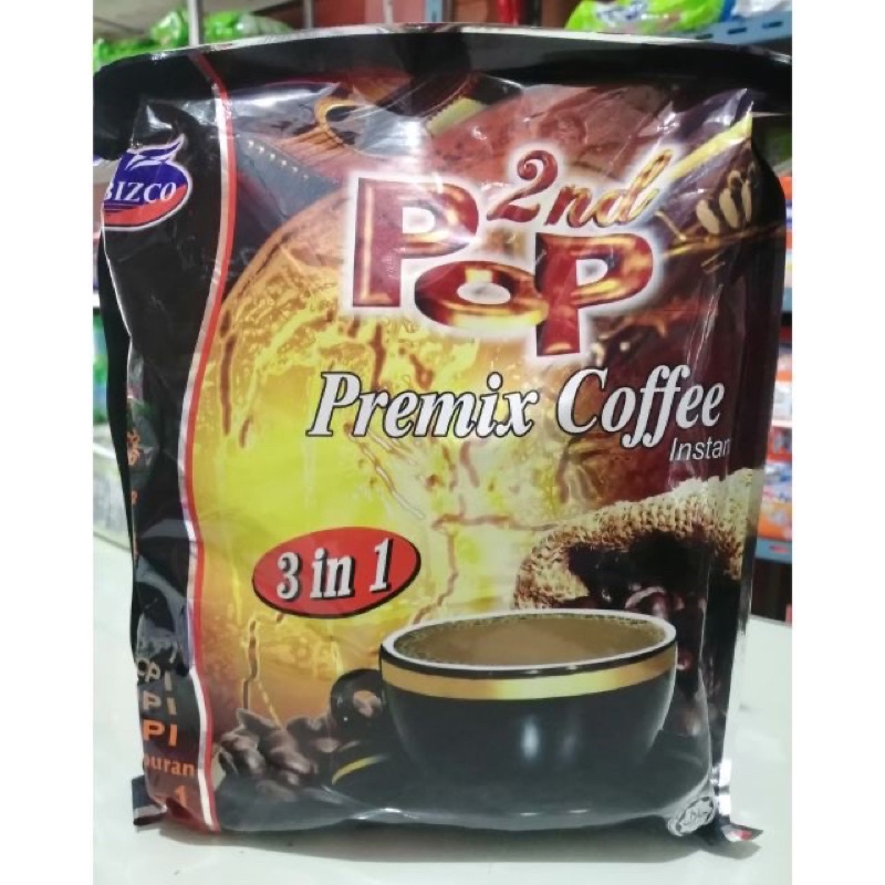 กาแฟสำเร็จรูป ป๊อป 3 in 1