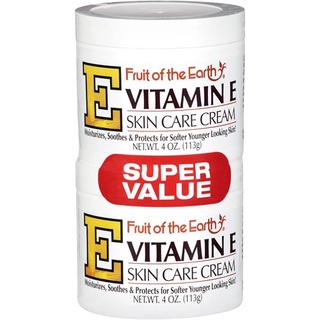 Fruit of the Earth ครีมบำรุงผิว  Vitamin E Skin Care Cream 113 g  แพ็กคู่
