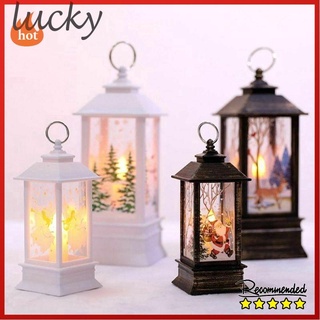 Simulation Oil Lamp Christmas Holiday Party Home Decoration Shopping Mall Casement, Family Gathering, Bedroom, Living Room Decor