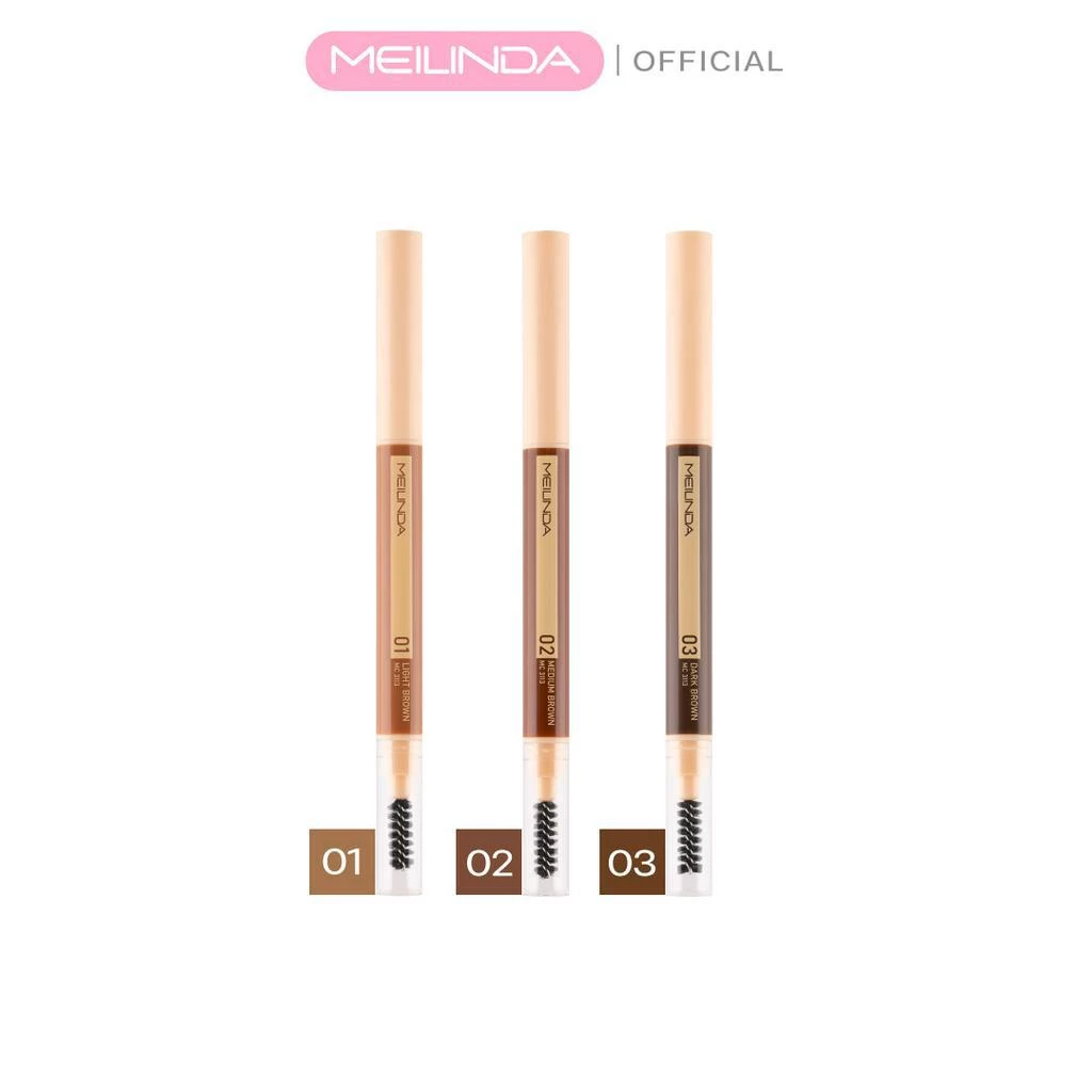 MEILINDA Flat Brow Pencil แฟลท บราว เพนซิล(MC3113)