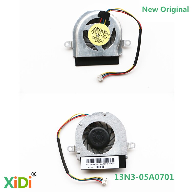 ใหม่ FORCECON DFS320805M10T F9C8 DC5V 0.4A 13N3-05A0701 พัดลม CPU แล็ปท็อปสําหรับ AKOYA 1222 E1222 C