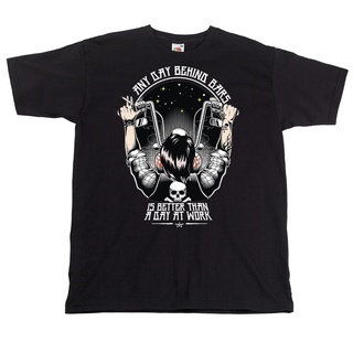 [S-5XL]เสื้อยืด พิมพ์ลาย Life Behind Bars Motorbike สไตล์คลาสสิก ไม่ซ้ําใคร ของขวัญสําหรับผู้ชาย 985360