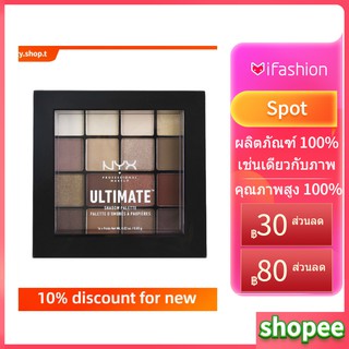 【 Beauty Shop 】Warm Neutrals อายแชโดว์ NYX 16 สี Eye shadow  เปลือกตา