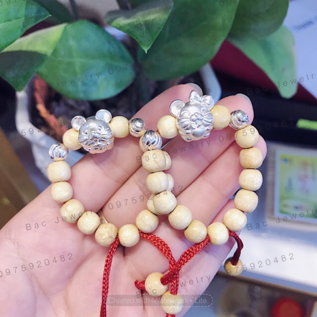 เมาส์เงิน 999 MIX STRAWBERRY BRACELET