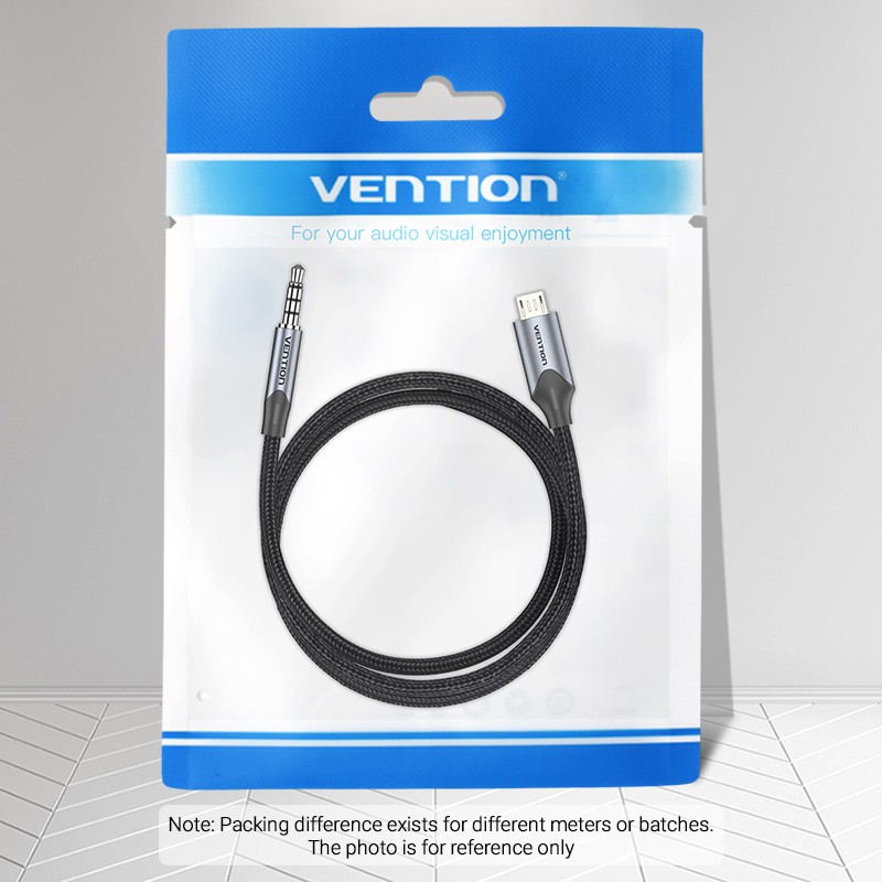 Vention Live Streaming Cable Micro Usb ถึง 3.5 มม.V8 การ์ดเสียงแถบร้องเพลงไมโครโฟนบันทึกสําหรับคาราโอเกะ