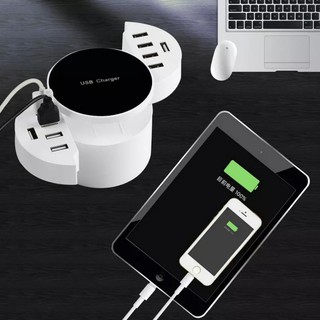 🧧เหลือ500.-ใช้โค้ด "80ELMAY  "🧧USB Smart USB พอร์ต5V/8A USB ชาร์จ Multi-Port Wall Travel Charger สำหรับ USB อุปกรณ์ทนไฟ