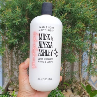 MUSK Hand &amp; Body Moisturiser by Alyssa Ashley โลชั่นบำรุงผิวมัสก์จากอิตาลี บำรุงผิวกาย เพิ่มความชุ่มชื่นสดใสให้กับผิว