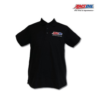 AMSOIL POLO T-Shirt  เสื้อโปโลสีดำ all black ของแท้ 100%