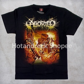 เสื้อวงสีดำ ABORTED TDM 1348 Hotandrock