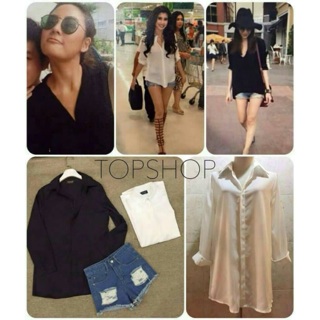 เชิ้คTopshopงานดีเว่อร์ ดำมาเพิ่มล้ะน้าาาา