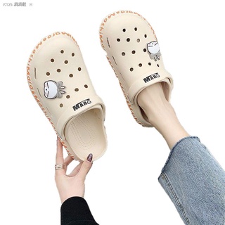 รองเท้าหัวโต ลองเท้าแตะผู้ชาย รองเท้าหัวโต baoji crocs แท้ รองเท้าหัวโตผู้หญิง รองเท้าหัวโตพื้นสูง รองเท้าแตะปั๊บป้ารองเ