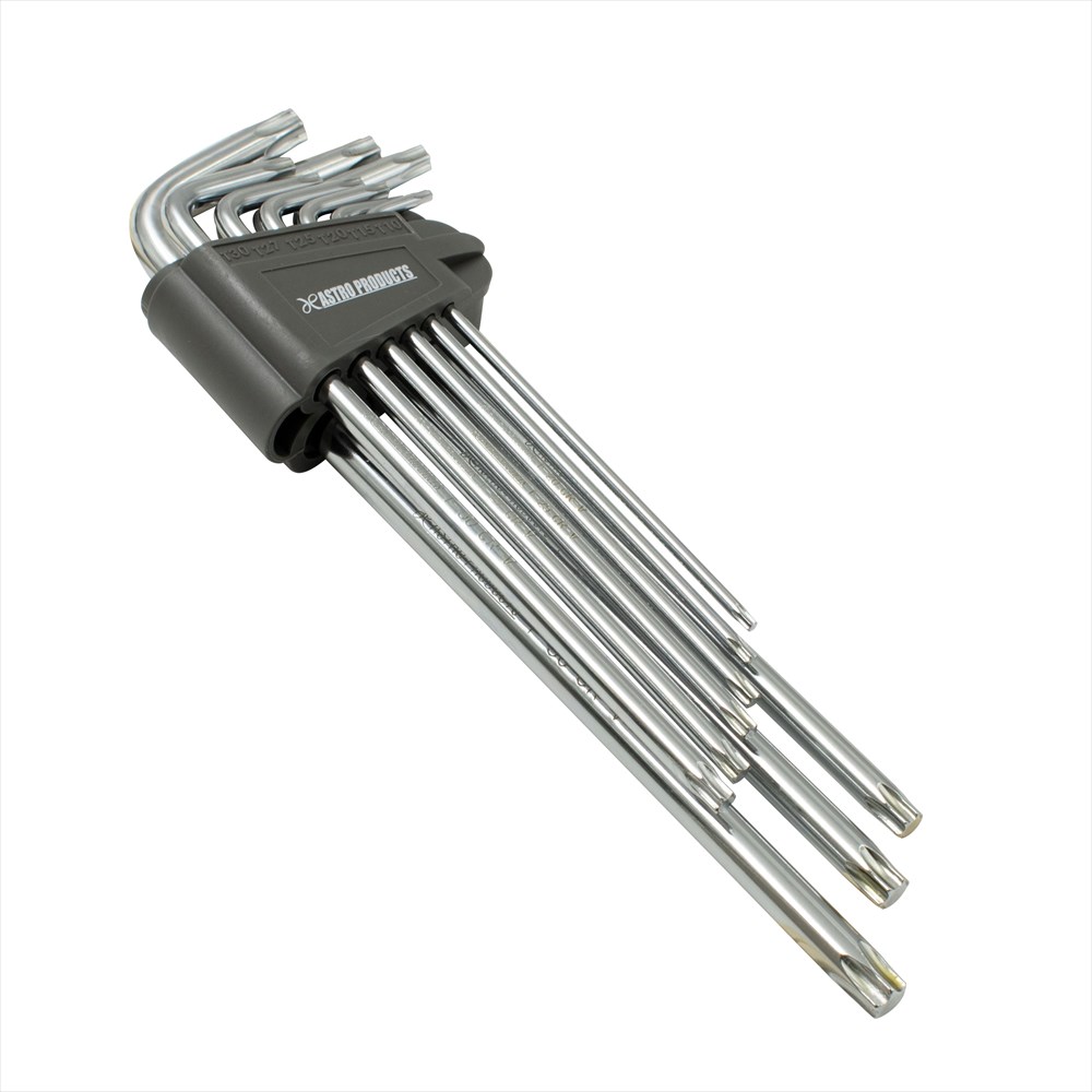 Astro Products ชุดประแจทอร์กซ์ EX Long / Hex Lobe Wrench Set 9pc T10-T50 CRV