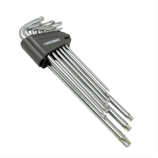 ชุดประแจหกเหลี่ยมชนิดยาวพิเศษ 9 ชิ้น ( L She Hexlobe Wrench Extra Long 9Pcs Set )