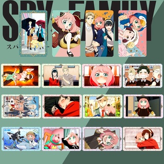 Spy×family โฟโต้การ์ด ลายการ์ตูนอนิเมะ 4 ตัว สําหรับสะสม