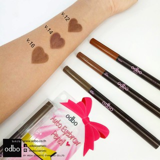 ดินสอเขียนคิ้ว odbo Auto Eyebrow Pencil ติดทน 24 ชั่วโมง (od712)