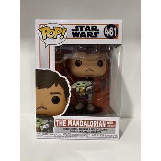 Funko Pop The Mandalorian With Grogu Star Wars 461