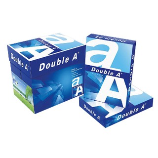 กระดาษถ่ายเอกสาร [Double A] 80g A4 (500 แผ่น) 5 รีม/กล่อง