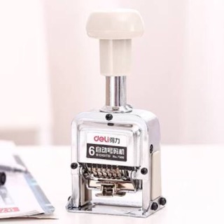 Numbering Machine เครื่องตีเบอร์ 6 หลัก Deli 7506