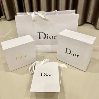 ของแท้จากช็อป💯 ถุงกระดาษ Dior กล่องเปล่า Dior ถุงดิออร์ ริบบิ้นดิออร์ กล่องกระดาษ กล่องของขวัญ ถุงเคลือบ