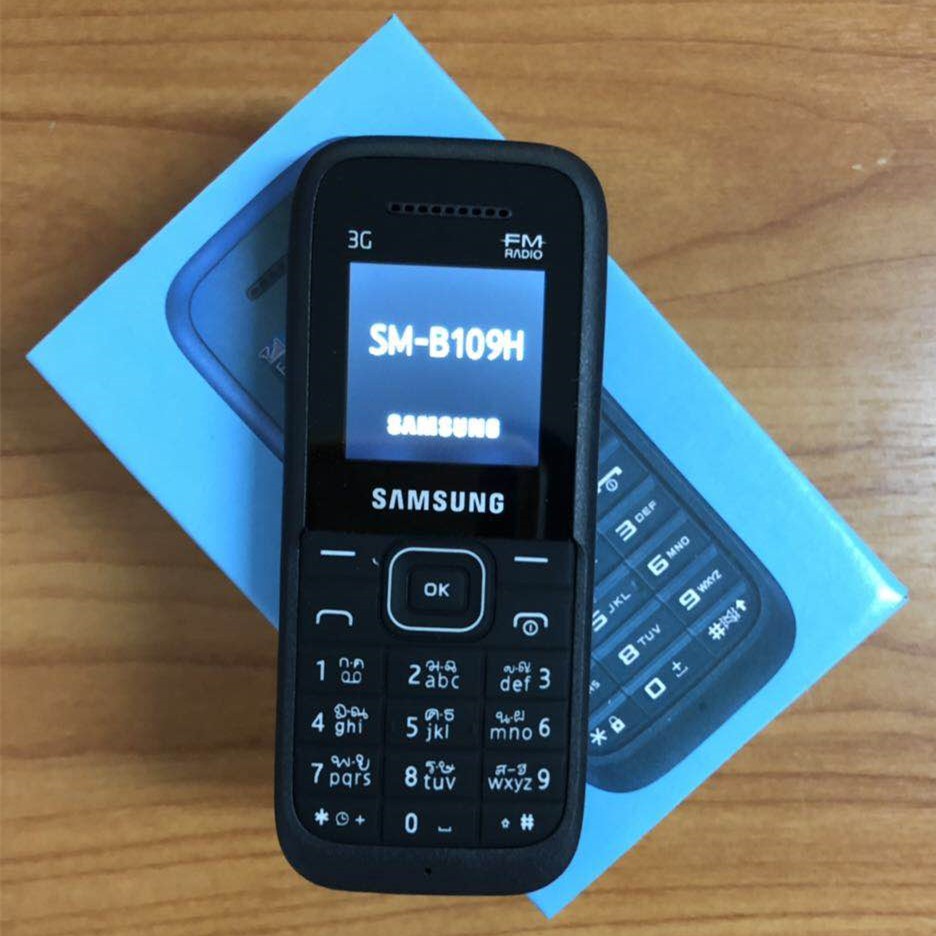Samsung Hero B109 3G รับประกันเครือข่ายทั้งหมด (แป้นพิมพ์มือถือ) เป็นเวลา 6 เดือน