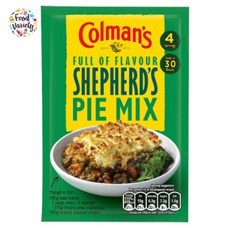 [Best Before 31/Oct/2023]Colmans Shepherds Pie Mix 50g โคลแมนส์ ซอสแห้งสำหรับทำ เชฟเพิร์ดพาย