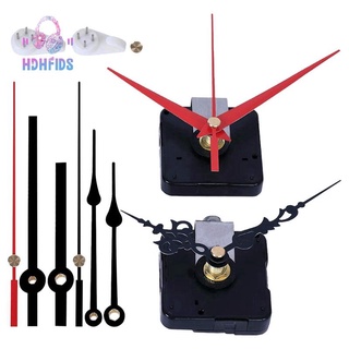 4 Pcs Silent Clock Movements with 4 Types Different Pairs Clock Hands and Motor Replacement Kit