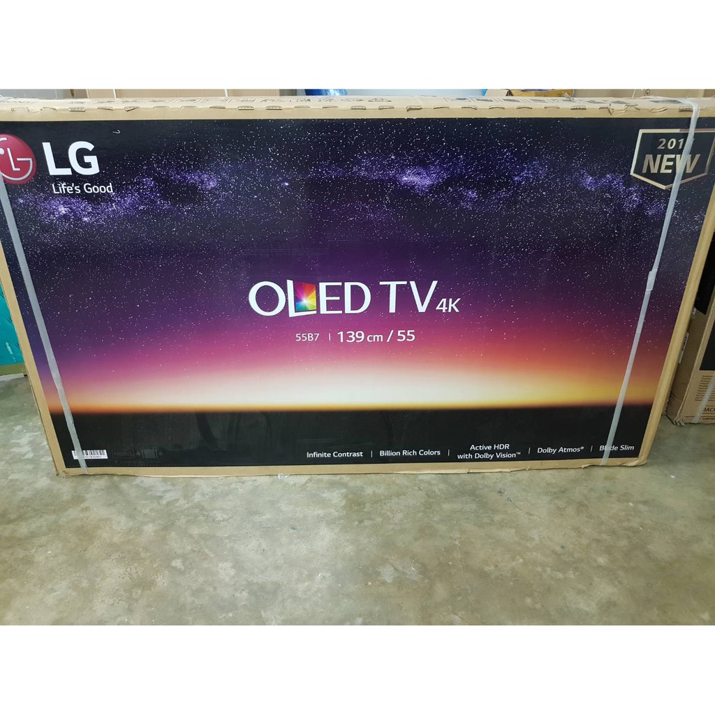 LG 55 นิ้ว รุ่น 55B7T OLED 4K SMART TV WEBOS 3.5 สินค้า Clearance (จอดี)กล่องไม่สวย