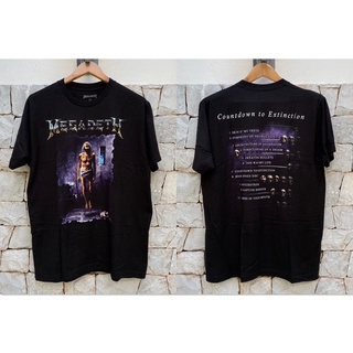 เสื้อวง Megadeth ลิขสิทธิ์แท้ 100% เสื้อ MEGADETH