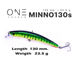 เหยื่อปลั๊ก แท้จาก Weebass Action ดีราคาเบา รุ่น MINNO130S SINKING 130mm/23.5g