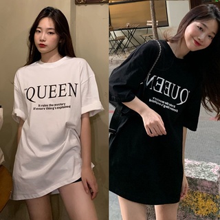 ✅ส่งไว✅สต็อกไทย เสื้อยืดสกรีนลาย QUEFN 2 สี