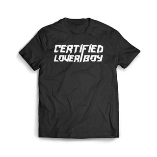 เสื้อผ้าผชเสื้อยืด พิมพ์ลายคําคม Certified Lover BoyS-5XL