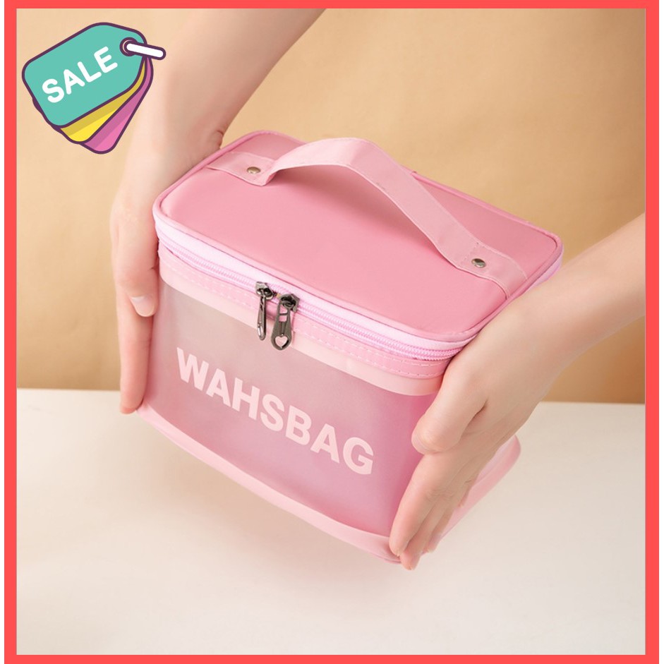MINOSHOP กระเป๋าเครื่องสำอาง กันน้ำได้ ราคา ถูกที่สุด ดีลบีเคเค แกลเลอรีภาพที่ 2