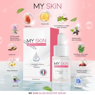 [พร้อมส่ง+มีปลายทาง] My skin serum เซรั่ม มายสกิน (2แถม2) ฟื้นฟูผิว รูขุมขน กระชับ ผิวใส ลดสิว อิ่มฟู มม อาสัว มายมิ้น