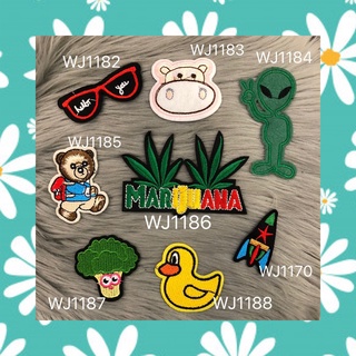 DIY Patches ตัวรีดติดเสื้อผ้า กาวในตัว กระเป๋า รองเท้า รีดกั…