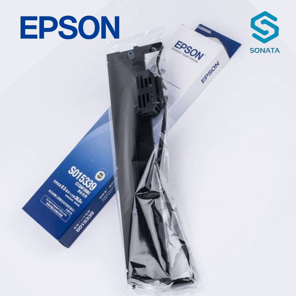 Epson S015592 ผ้าหมึกพร้อมตลับของแท้ Original 100% ตลับผ้าหมึกใช้ได้กับเครื่อง Epson PLQ-20 Epson PL