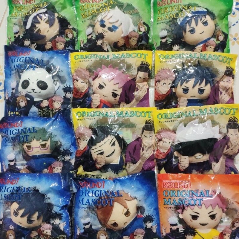 Jujutsu Kaisen Original Mascot Round1 มหาเวทย์ผนึกมาร ตุ๊กตาพวงกุญแจ