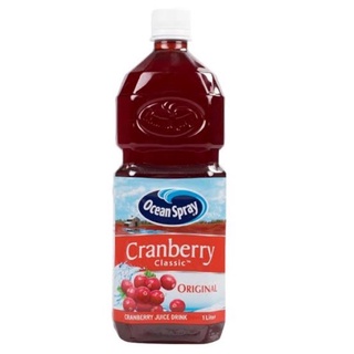 Ocean Spray Cranberry Classic (Cranberry Juice Drinks) โอเชี่ยนสเปรย์ น้ำแครนเบอรี่ 1 litter