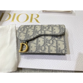 New‼️Dior card holder เทา 1ช่อง ของแท้💯