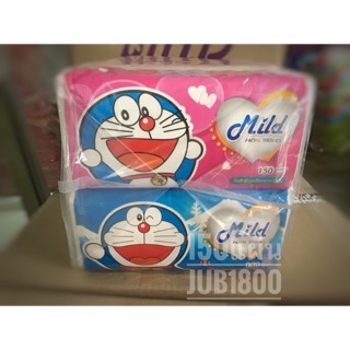 กระดาษเช็ดหน้า Mild 150 แผ่น ลาย โดเรมอน