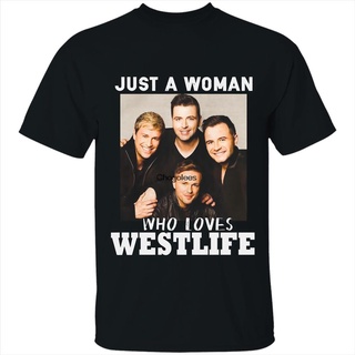 เสื้อยืด พิมพ์ลายวงดนตรี Just A Who Loves Westlife Westlife สไตล์วินเทจ สําหรับวันเกิดS-5XL