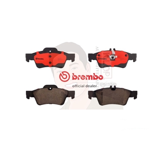 P50 052C ผ้าเบรก-R-แท้ BREMBO รุ่น Ceramic : BENZ SL-Class (R230) 280 300 350 500 01-12 การันตีคุณภาพมาตรฐานโดย " เค...