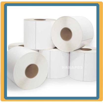 [COMBO ของ 10 ม้วน] รูปลอกความร้อนสําหรับพิมพ์ตราประทับชานม 50x30 มม. 30x50 30x50 มม. 30*50 กระดาษคว