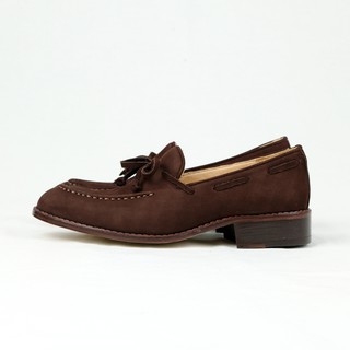 Moonlife Lowell - Brown Nubuck รองเท้าหนังวัวแท้