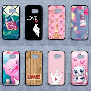 เคส Samsung S6 edge ลายอินเลิฟ ขอบนิ่มหลังแข็ง เคสมือถือ เคสโทรศัพท์ Case เคส TPU ขอบนิ่มหลังแข็ง ไม่ขูดตัวเครื่อง