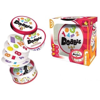 T.P. TOYS SPOT IT Dobble 1,2,3 ชุดตะลุยตัวเลขและรูปทรง (white) เกมส์กระดาน BoardGame เกมส์หาภาพ ฝึกทักษะ