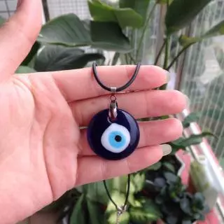 สร้อยคอนําโชคsanx sh evil eye สีฟ้าน้ำเงิน