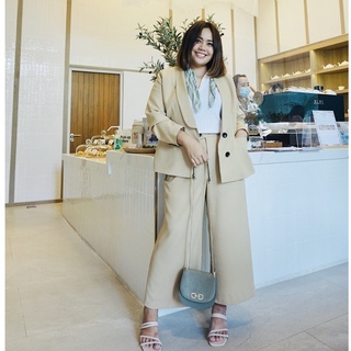 Elle pants กางเกงขาบานใส่ทำงาน ไซส์ใหญ่ 2xl - 5 xl