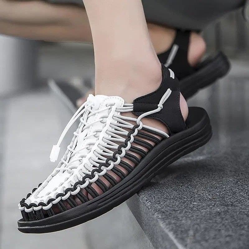 [ส่งไวสุด1-2 วันรับสินค้าเลย] รองเท้ารัดส้น ถักเชือก SANDAL ยอดฮิต รองเท้าแคมป์ ชายและหญิง