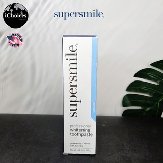 ซุปเปอร์สไมล์ ยาสีฟัน ไวท์เทนนิ่ง Supersmile® Professional Whitening Toothpaste, Icy Mint 119 g